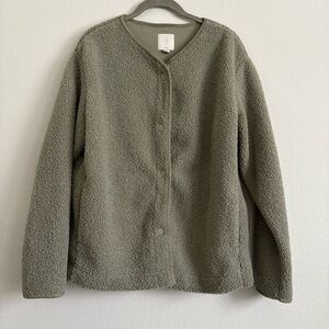 Joie Sage Teddy Shacket- size small